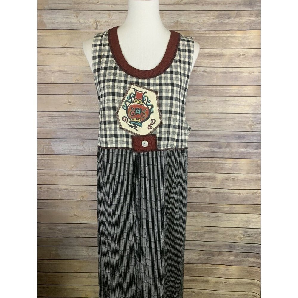 Faith By Celia Forrester Small Dress Plaid Stripe